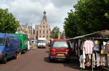 Culemborg haftalık Pazar pazar meydanında