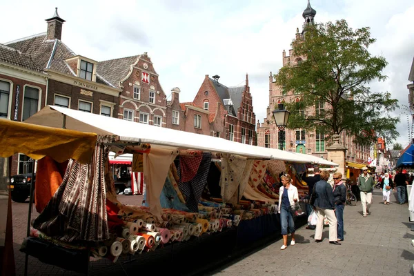 Culemborg, mercado semanal — Foto de Stock