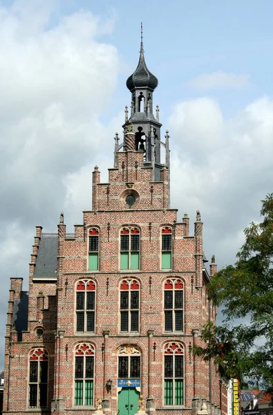 Detalhe de Culemborg da antiga prefeitura histórica — Fotografia de Stock