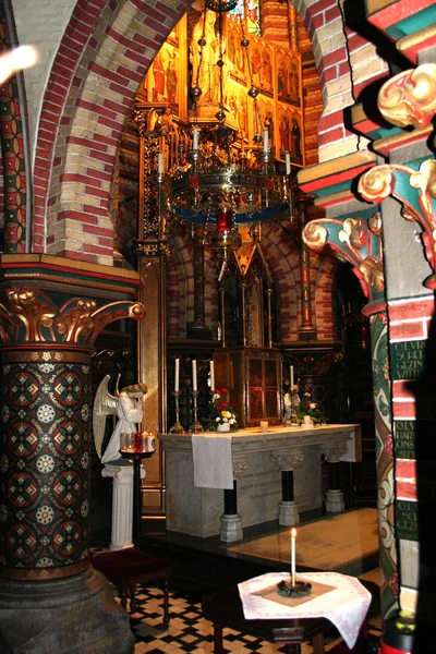 Interior of the our lady of the sacred heart church — Stock Photo, Image