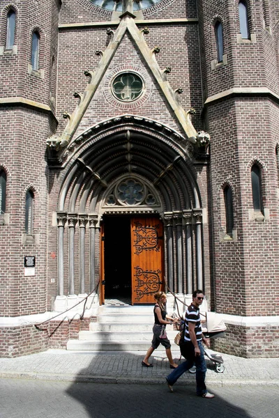 Entrada da nossa senhora da igreja de coração sagrada — Fotografia de Stock