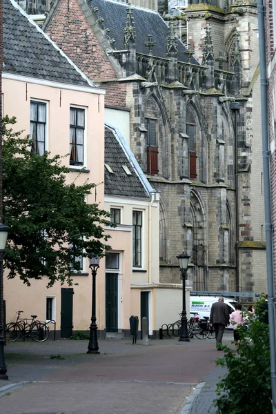 Achter de Dom 在城市的中心 — 图库照片