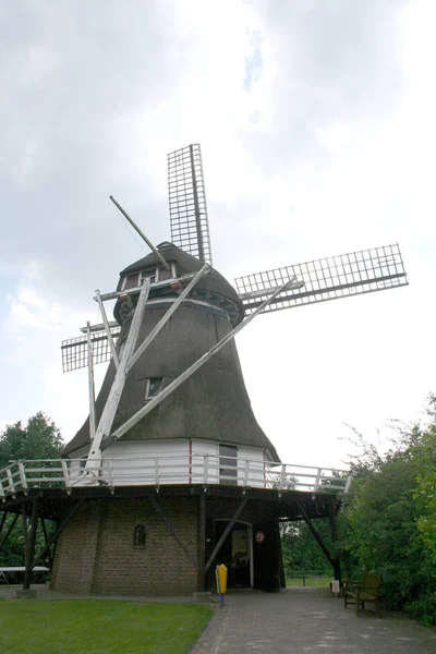 Turf kolonie en open lucht Museum in het dorp van Barger-Compascuum — Stockfoto