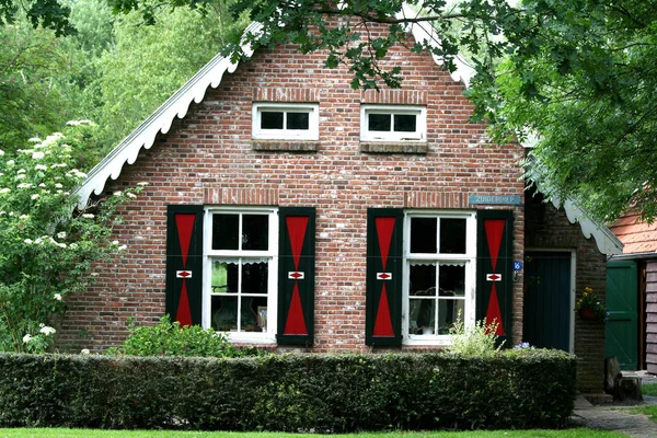 Peat colony and open air musuem in the village of Barger-Compascuum — Stock Photo, Image