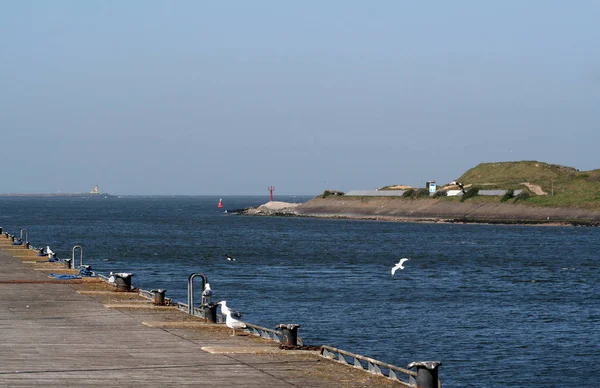 L'embouchure du canal de la mer du Nord — Photo