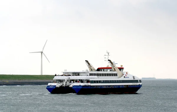 Færge Vlissingen-Breskens - Stock-foto