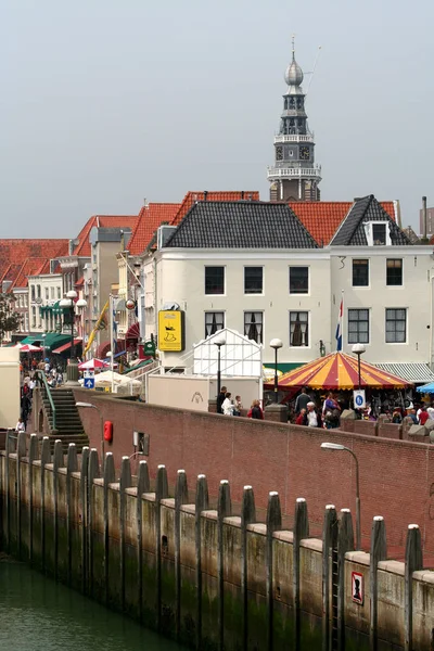 Ingang naar de haven van Vlissingen — Stockfoto