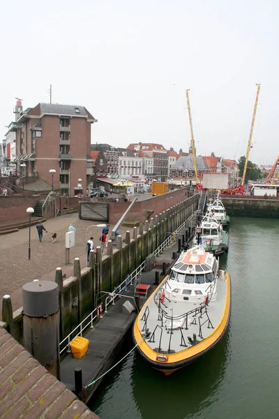 Entrada al puerto de Vlissingen — Foto de Stock