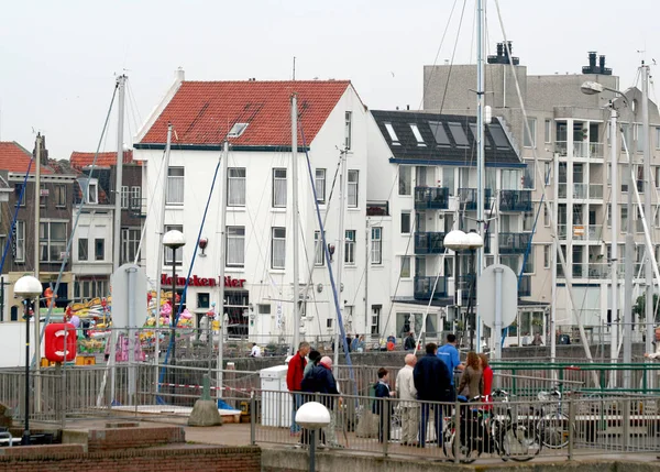 Ingang naar de haven van Vlissingen — Stockfoto