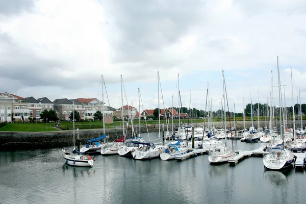 Marina avec yachts de Wemeldinge — Photo