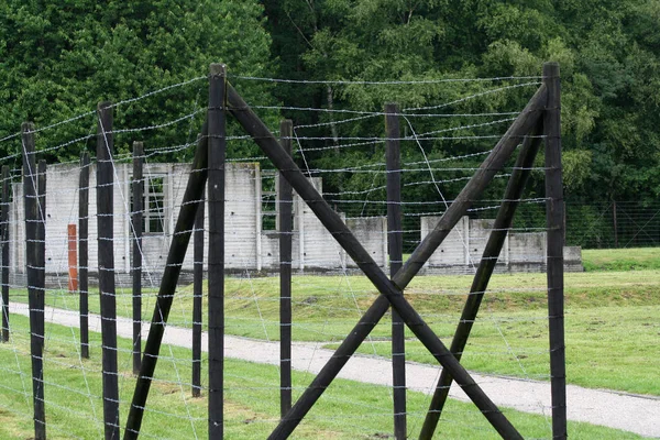 Barrack waar Anne Frank was prisoned beforer deportatie naar Auswich — Stockfoto