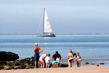 Kuzey Denizi plaj ve kumsalları Westkapelle