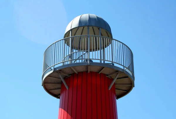 Hollanda Hollanda Flamanca Zeeland Westkapelle Temmuz 2017 Lighthouse Dike Yakın — Stok fotoğraf