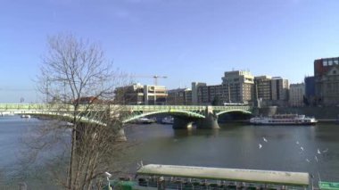 Engelenburg köprünün güzel şehir manzarası