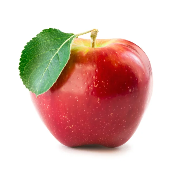 Manzana roja aislada — Foto de Stock