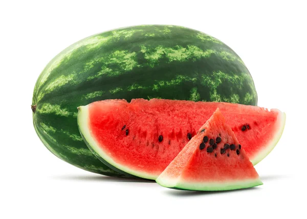 Watermeloen met zaden — Stockfoto