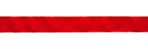 Red ribbon isolated — Stock Photo, Image