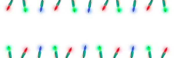 Coloridas luces de Navidad —  Fotos de Stock