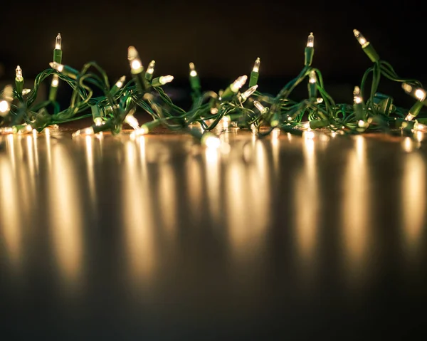 Luces de Navidad primer plano — Foto de Stock