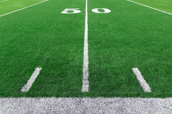 American Football Field Background — Stock Photo, Image