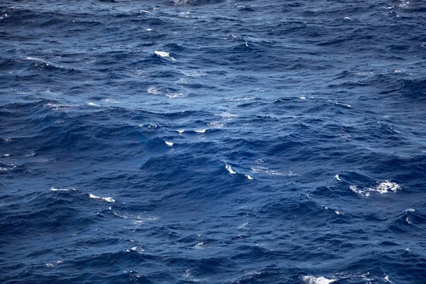 Fondo Ondas Oceánicas Azul Profundo — Foto de Stock