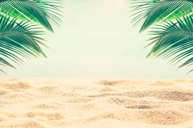 Tropik plaj arka planı