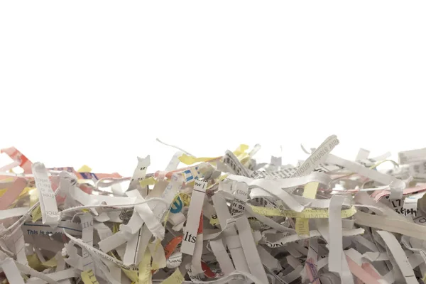 Pile Shredded Documents — Stock Photo, Image