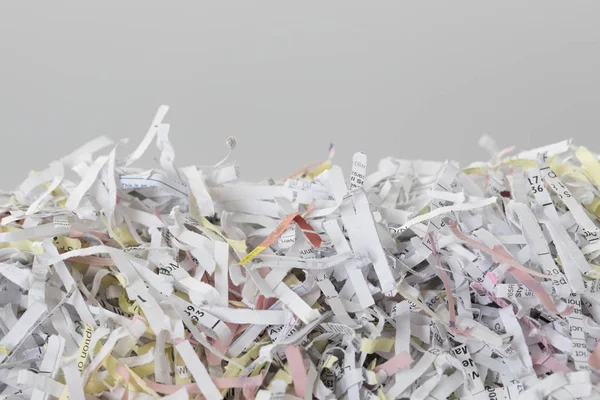 Pile Shredded Documents — Stock Photo, Image