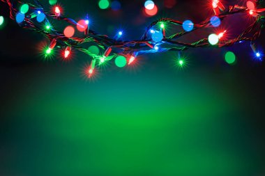 Noel ışıkları arka planı