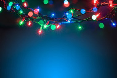 Noel ışıkları arka planı