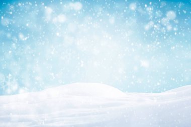 Düşen kar kış karlı bokeh arka plan 