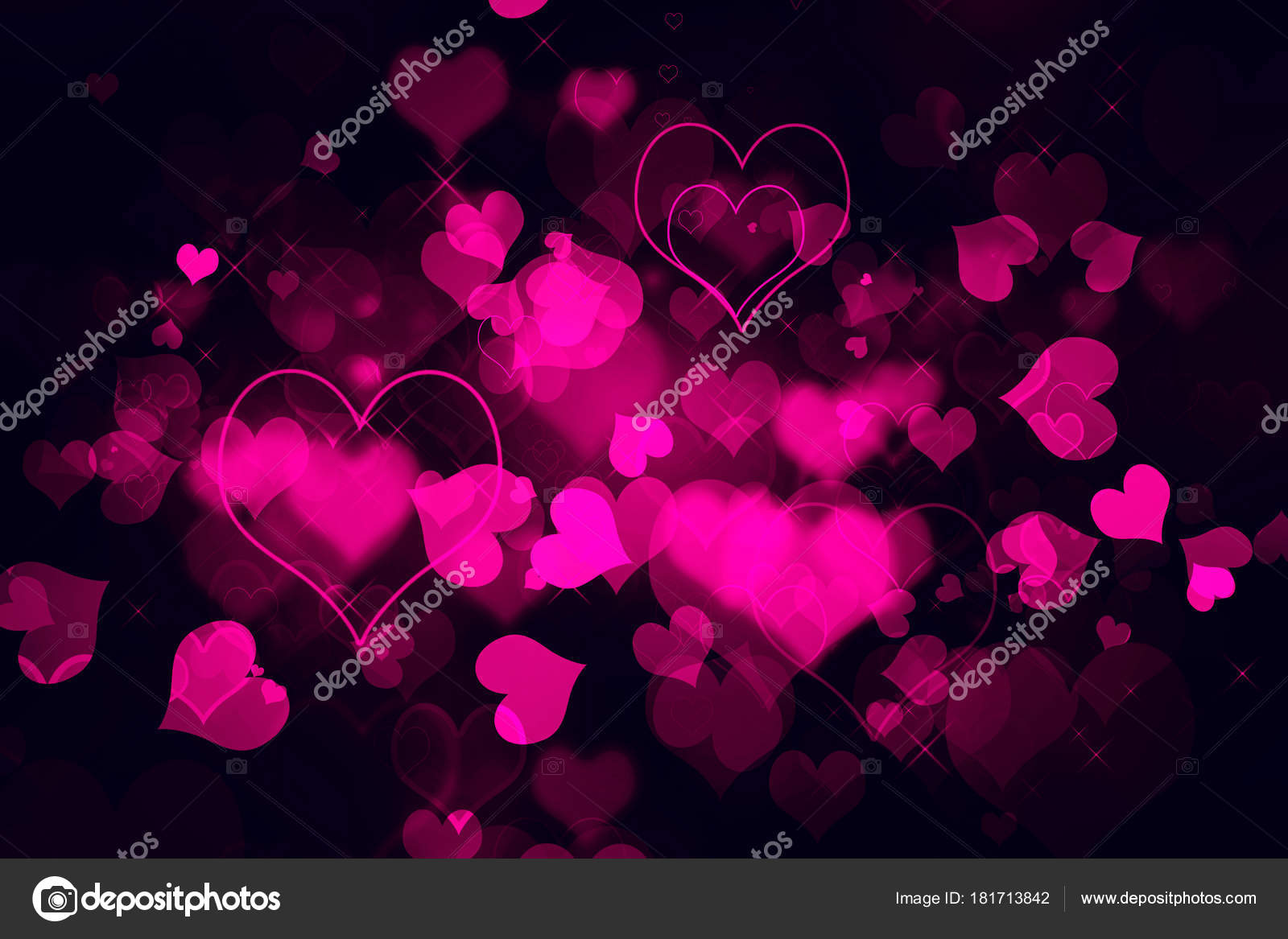 Black pink heart Stock Photos, Royalty Free Black pink heart Images |  Depositphotos