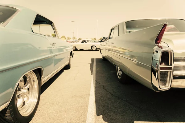 Classic Cars Street Display — Stock Photo, Image