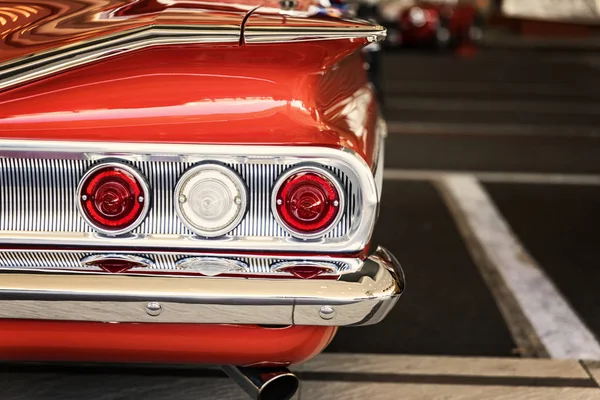 Carros Clássicos Exibição Rua — Fotografia de Stock