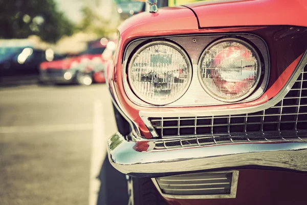 Oldtimer Scheinwerfer Aus Nächster Nähe — Stockfoto