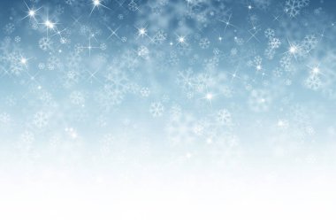 kar taneleri ile soyut kış arka plan