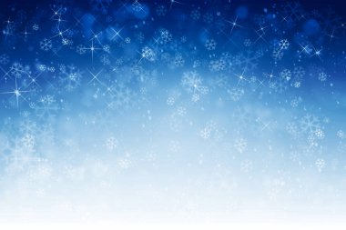 kar taneleri ile soyut kış arka plan