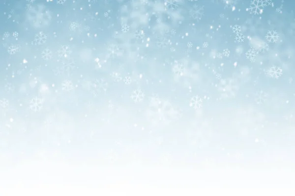 Абстрактный Зимний Фон Снежинками — стоковое фото