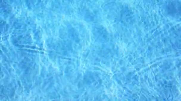 Eau Bleue Dans Piscine — Video