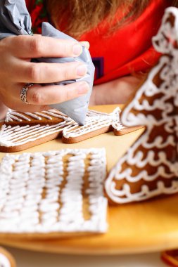 gingerbread çerezleri dekorasyon.