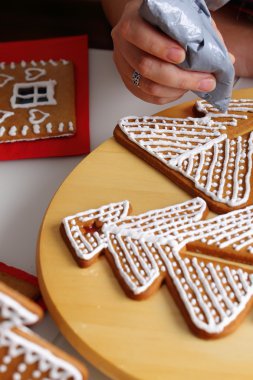 gingerbread çerezleri dekorasyon.
