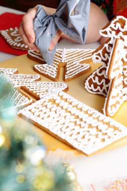 gingerbread çerezleri dekorasyon.