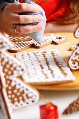 gingerbread çerezleri dekorasyon.