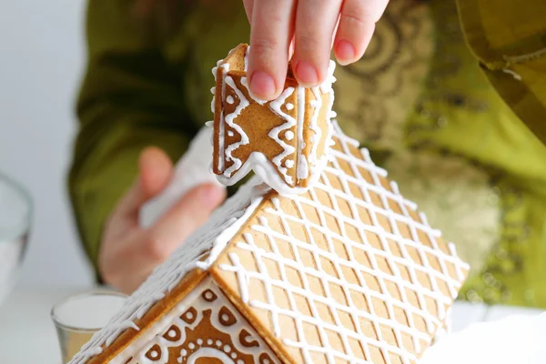 Fare di casa di pan di zenzero — Foto Stock