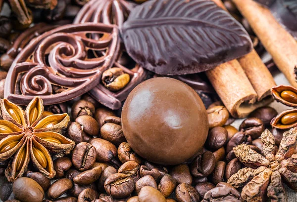 Cioccolato e anice vari — Foto Stock