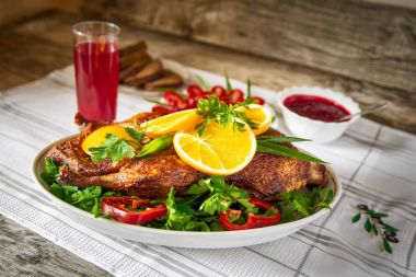 portakal ile ördek kızartma