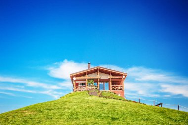 Krasnodar, Rusya - 27 Eylül 2014: Eski Avrupa tarzı kafe