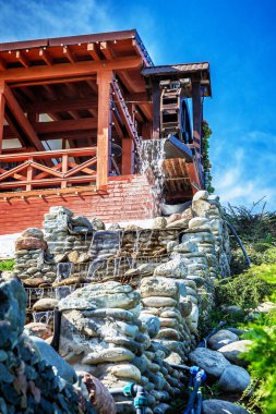 Dekoratif eski watermill.