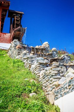 Dekoratif eski watermill.