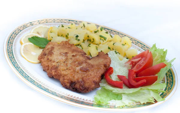 Viyana biftek sebzeli